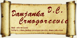 Damjanka Crnogorčević vizit kartica